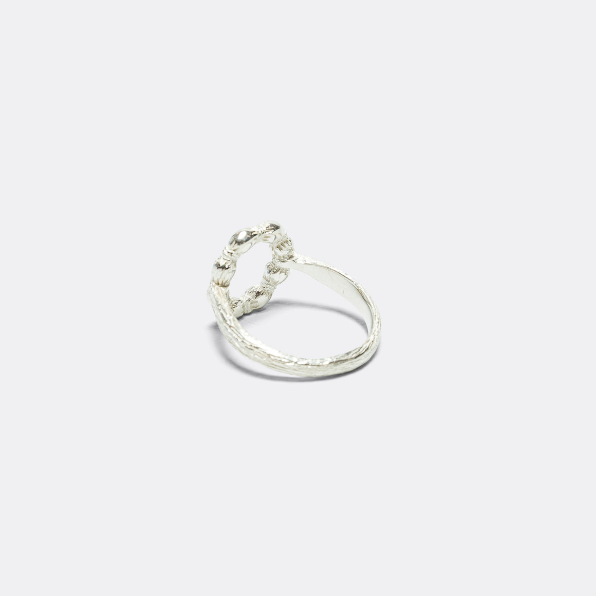 Bleue Burnham - Nature Knows Best Circle Ring - 925 Silver - UP THERE