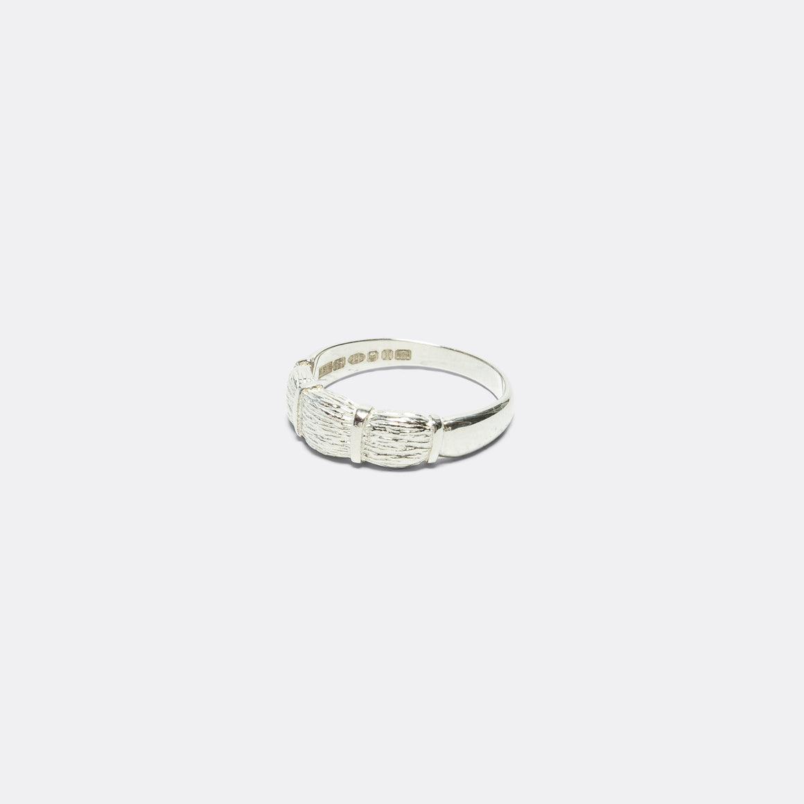 Window Box Plain Ring - 925 Silver