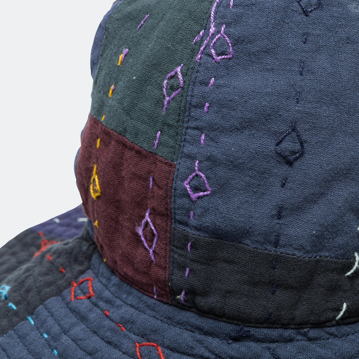 Engineered Garments - Dome Hat - Navy Square Handstitch - UP THERE