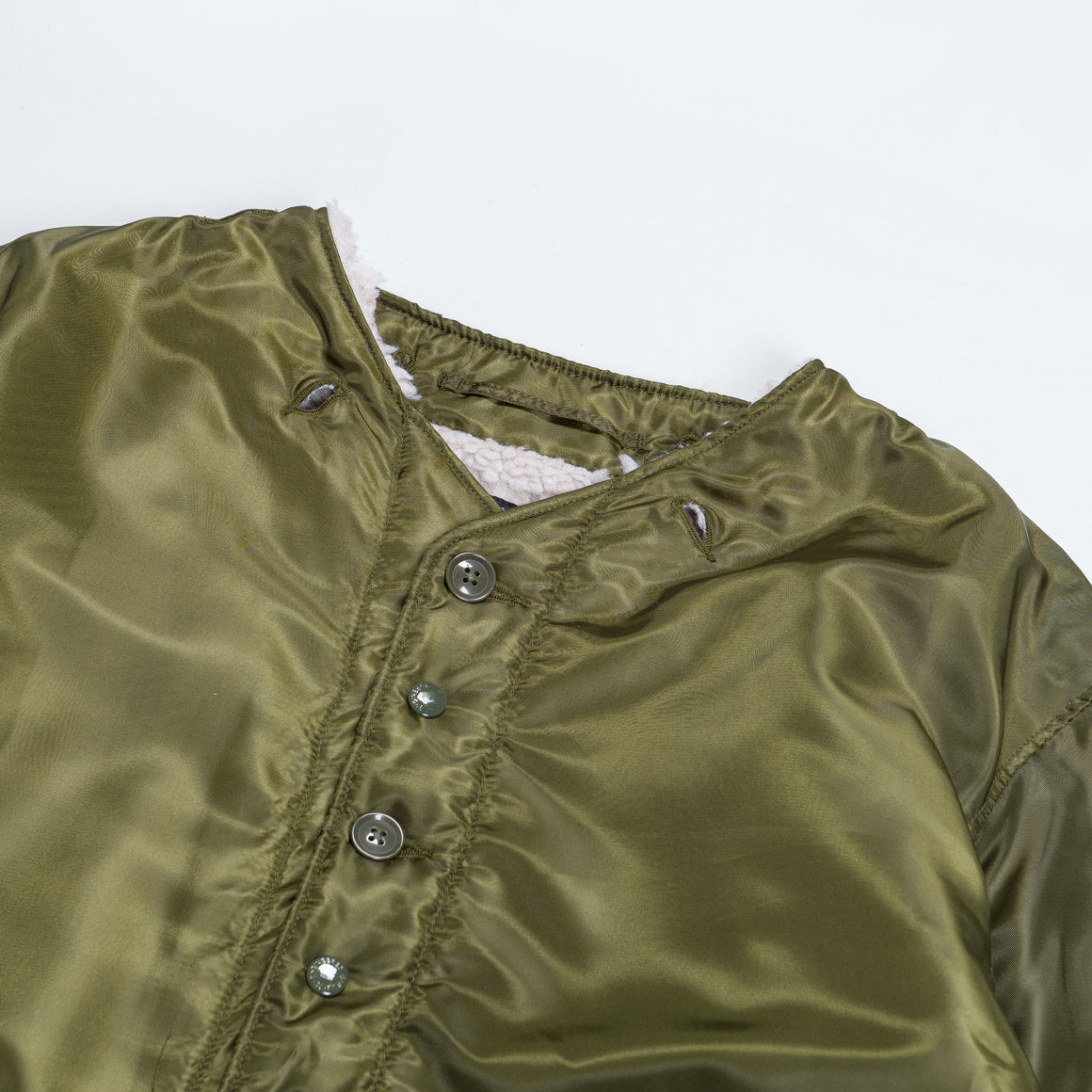 Engineered Garments - Liner Jacket - Olive Drab Polyester Pilot Twill - UP THERE