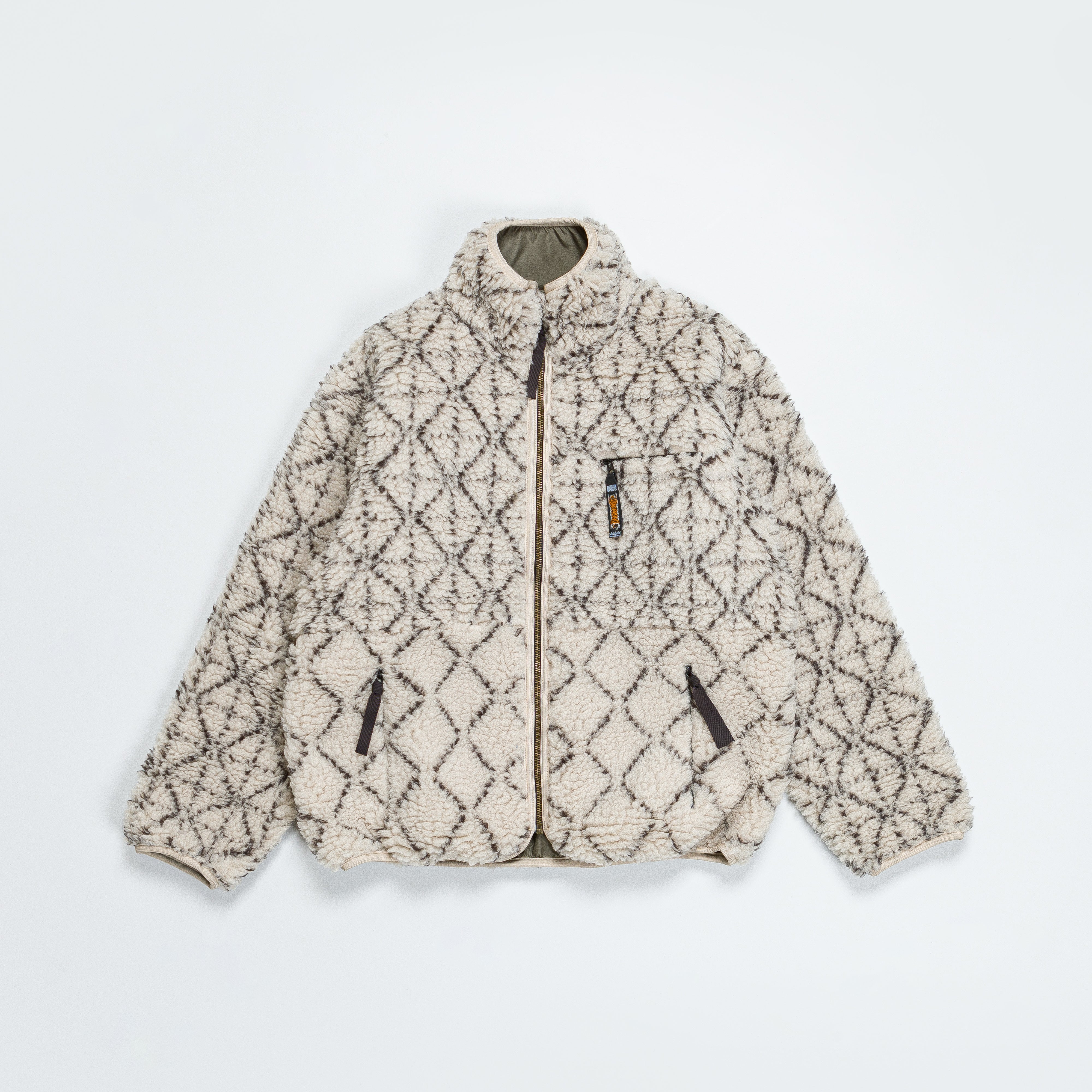 KAPITAL キャピタル　刺子ブルゾン KAPITAL キャピタル Sashiko Boa Fleece Reversible Blouson 刺し子