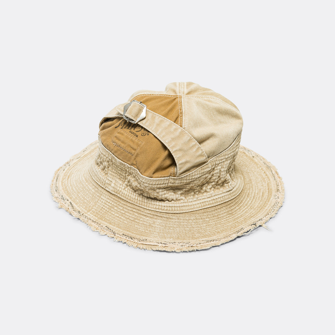 Kapital - 11.5oz THE OLD MAN AND THE SEA Hat (SOFT CRASH REMAKE) - Beige - UP THERE