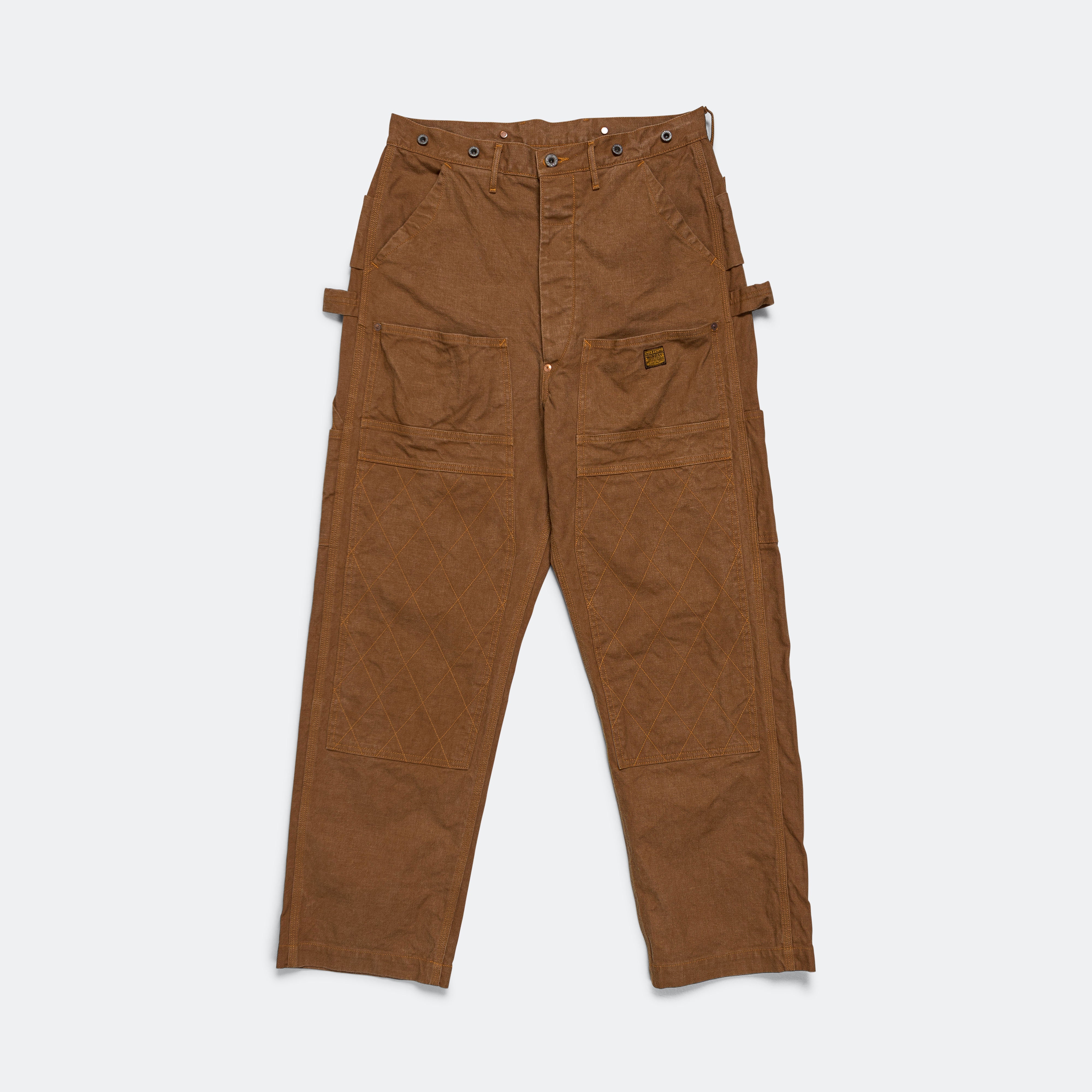 Kapital Canvas LUMBER Pants - Gold | Up There | UP THERE