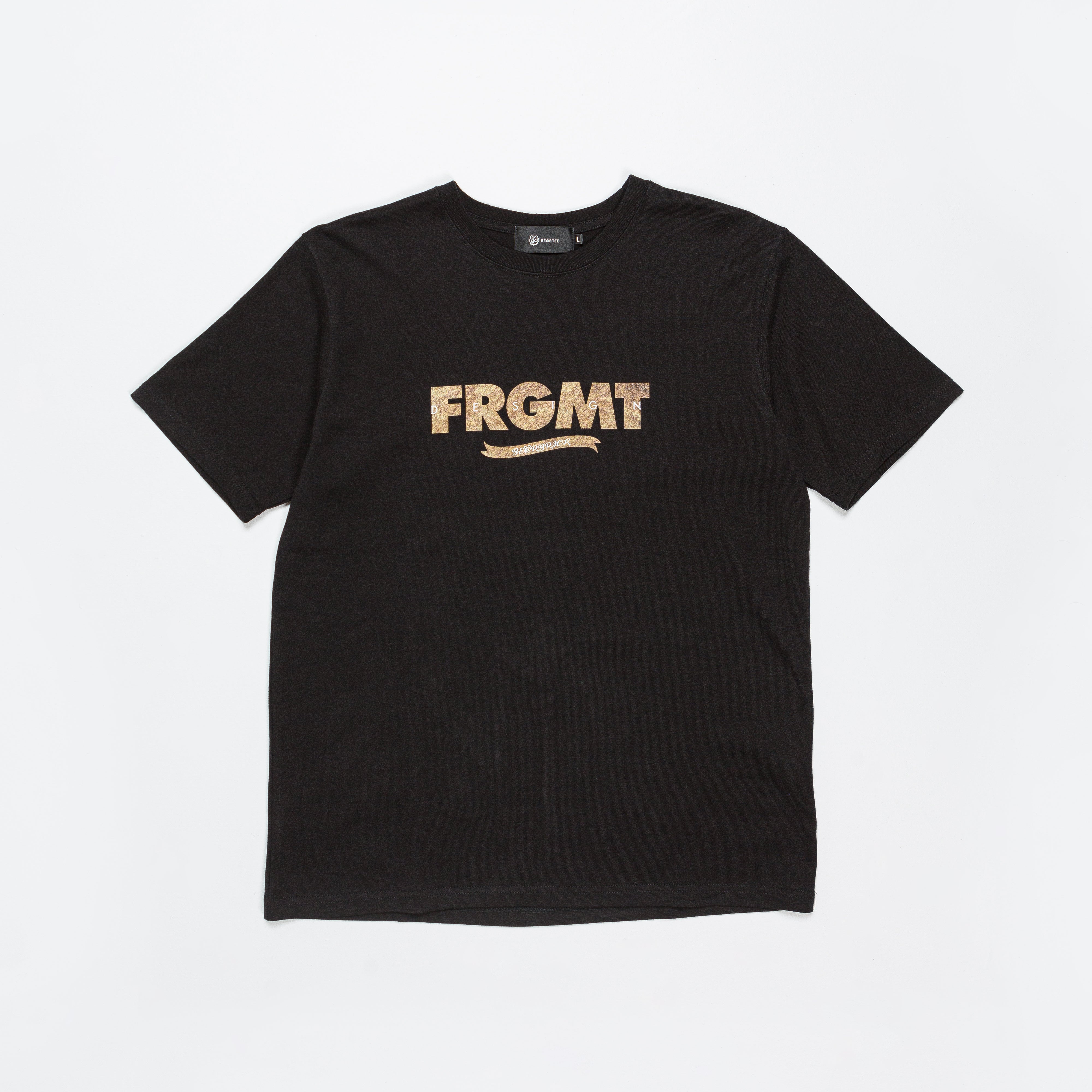 Hiroshi Fujiwara Fragment Design x Medicom Toy Bearbrick BE@RTEE Tee Black  Large