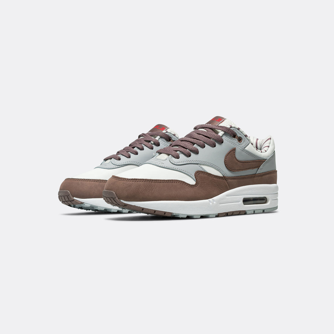 Nike - Air Max 1 PRM - Summit White/Plum Eclipse-Wolf Grey - UP THERE