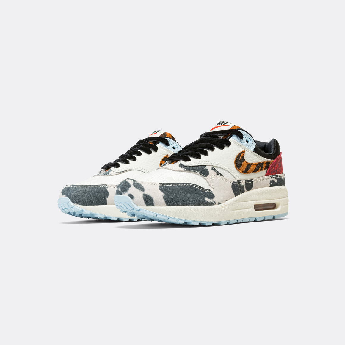 Nike - Womens Air Max 1 '87 - Sail/Black-Celestine Blue-Picante Red - UP THERE