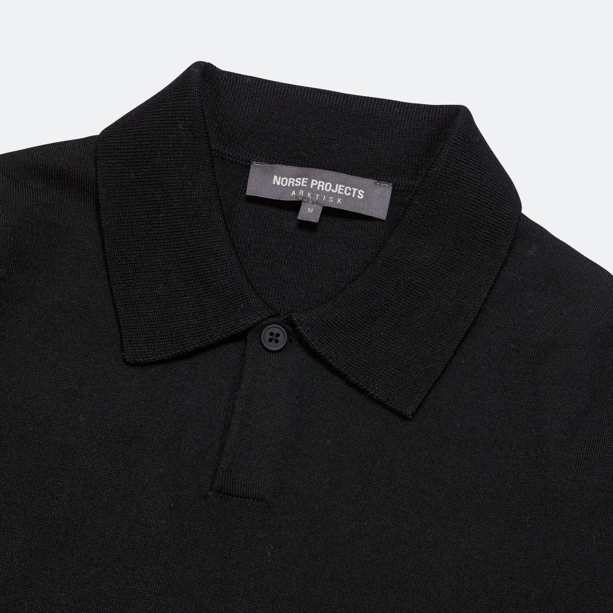 Norse ARKTISK Tech Merino Polo - Black | Up There | UP THERE